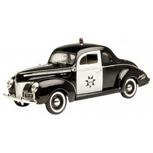 Ford Coupe 1940 Police (1/18)