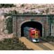Tunnel Portal - One Cut Stone Portal - Double Track (H0)
